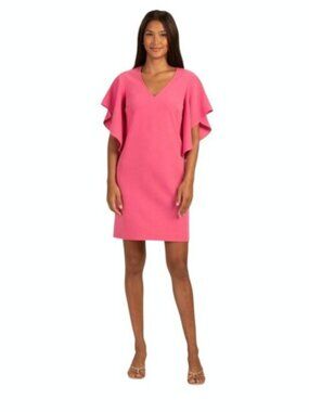 Trina Turk 'Moore' Cascading Sleeve Cocktail Dress